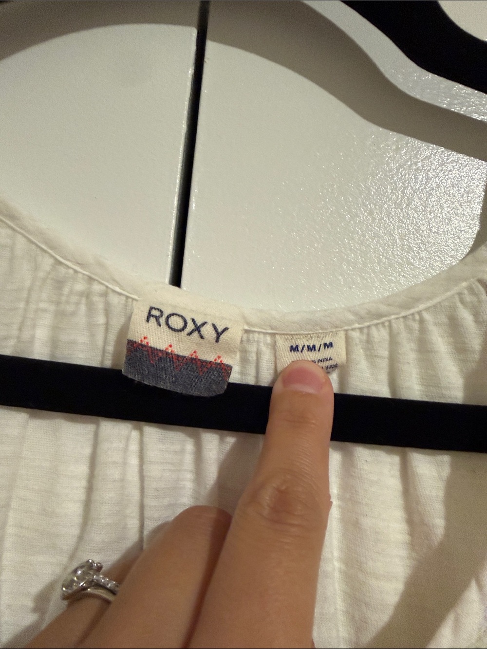 Roxy Ivory Sleeveless Sundress with Colorful Embroidered Panel - Picture 4 of 6